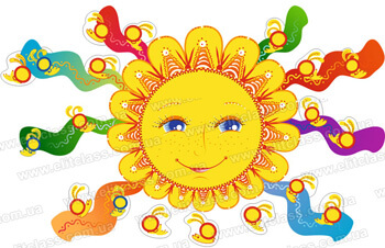 пластиковое украшение на стену солнышко украшение на стену солнышко