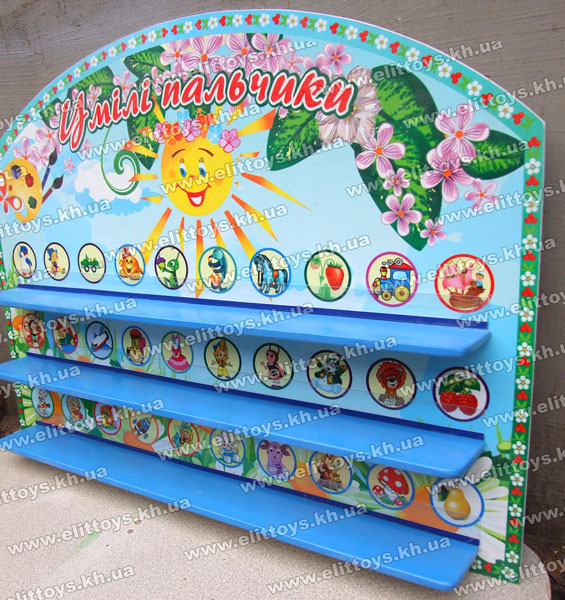 стенд для лепки с полочками